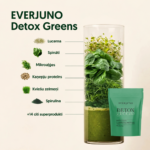 2x Zaļie superēdiena maisījumi DETOX + Pudele DĀVANA - Image 2