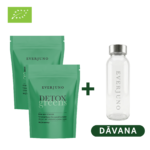 2x Zaļie superēdiena maisījumi DETOX + Pudele DĀVANA
